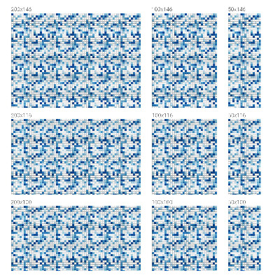 Vinilo ventana privacidad Juego de fichas