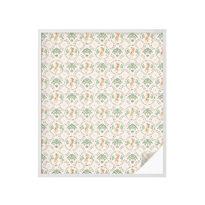 Vinilo ventana privacidad Leopardo de palma