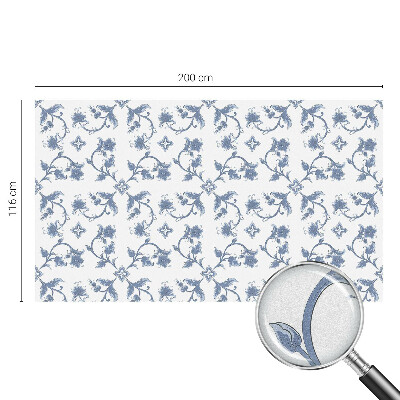 Vinilo ventana privacidad Adorno floral