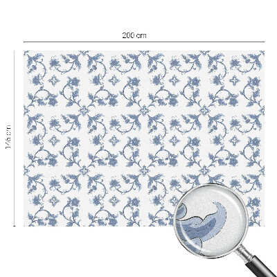 Vinilo ventana privacidad Adorno floral