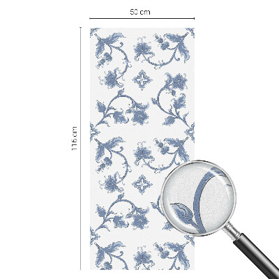 Vinilo ventana privacidad Adorno floral