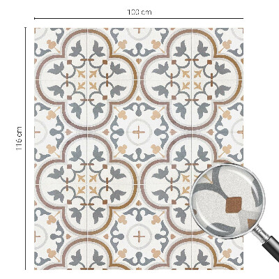 Vinilo para cristales opaco decorativo Adornos de azulejos