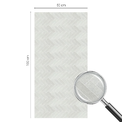 Vinilo para cristales efecto vitral Espiga gris