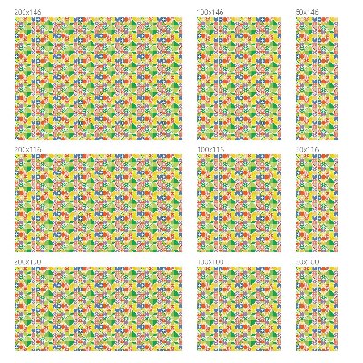 Vinilo decorativo adhesivo para cristales Frutas coloridas