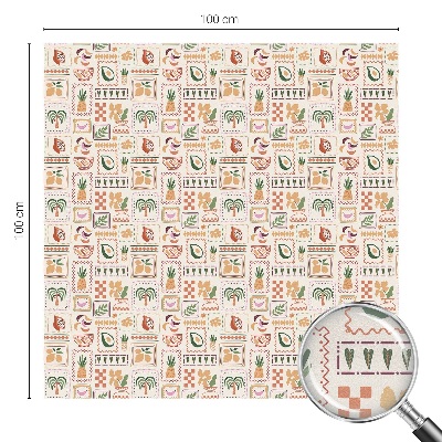 Vinilo decorativo adhesivo para cristales Patrones folclóricos