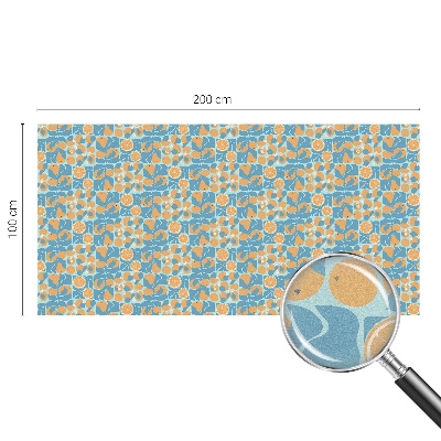 Vinilo para ventanas motivo vitral Cítricos con sabor a pescado