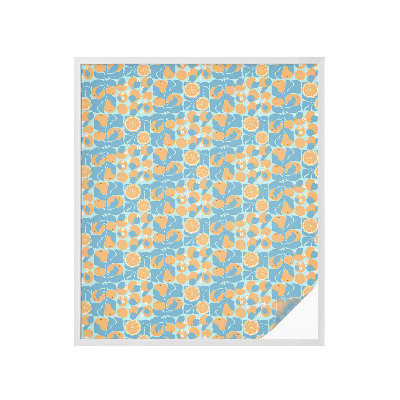 Vinilo para ventanas motivo vitral Cítricos con sabor a pescado