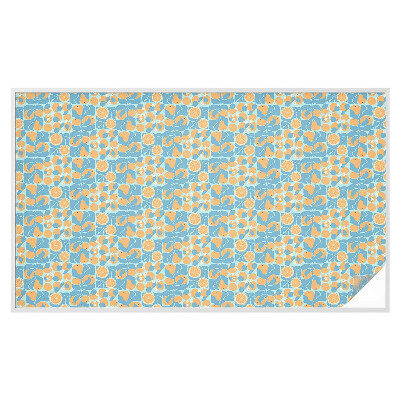 Vinilo para ventanas motivo vitral Cítricos con sabor a pescado