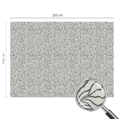 Vinilo para cristales opaco decorativo Hojas flores