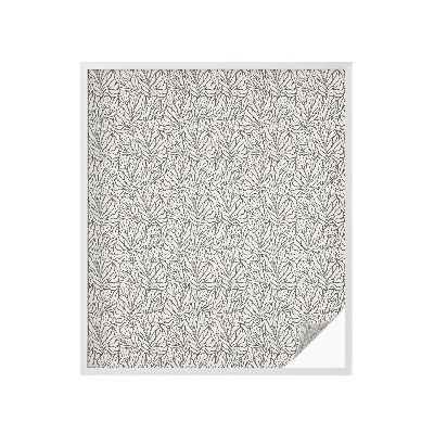 Vinilo para cristales opaco decorativo Hojas flores