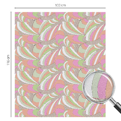 Vinilo ventana privacidad Zigzag colorido