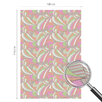 Vinilo ventana privacidad Zigzag colorido