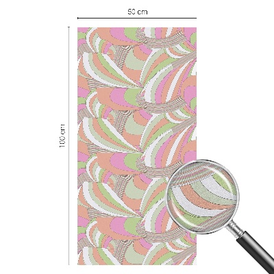 Vinilo ventana privacidad Zigzag colorido