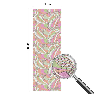 Vinilo ventana privacidad Zigzag colorido