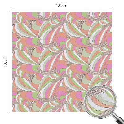 Vinilo ventana privacidad Zigzag colorido