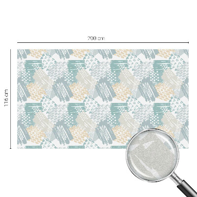 Vinilo para cristales efecto vitral mosaico abstracto