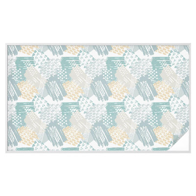 Vinilo para cristales efecto vitral mosaico abstracto