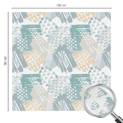 Vinilo para cristales efecto vitral mosaico abstracto