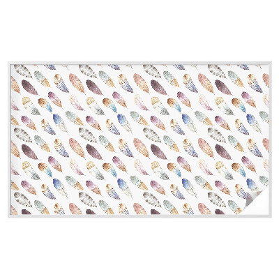 Vinilo ventana privacidad Plumas bohemias