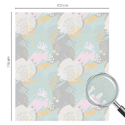 Vinilo para cristales efecto vitral Armonía abstracta