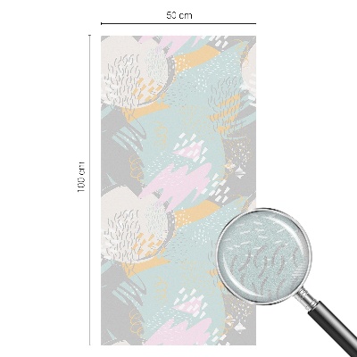 Vinilo para cristales efecto vitral Armonía abstracta