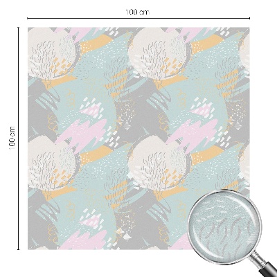 Vinilo para cristales efecto vitral Armonía abstracta