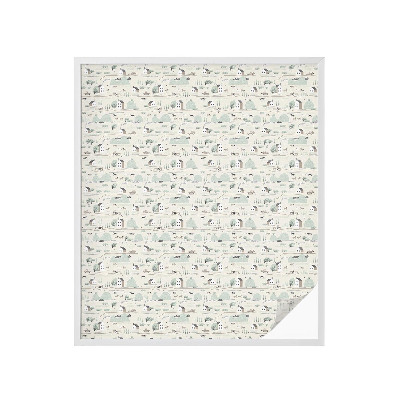 Vinilo decorativo adhesivo para cristales Un pueblo idílico