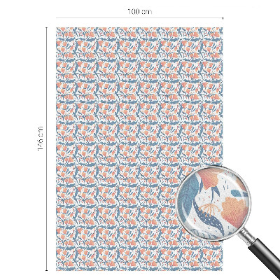 Vinilo para cristales opaco decorativo Un festín floral