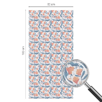 Vinilo para cristales opaco decorativo Un festín floral
