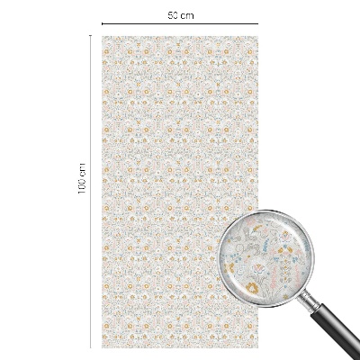 Vinilo ventana privacidad Simetría floral