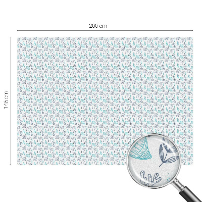 Vinilo para ventanas motivo vitral Armonía marítima