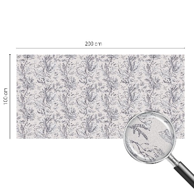 Vinilo decorativo adhesivo para cristales Hojas y mariposas