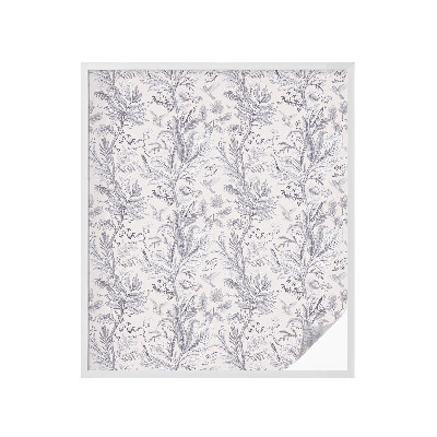 Vinilo decorativo adhesivo para cristales Hojas y mariposas