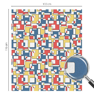Vinilo ventana privacidad formas geométricas