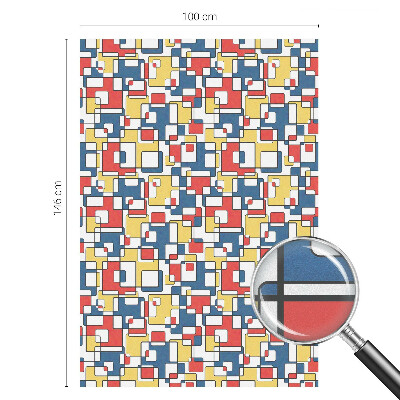 Vinilo ventana privacidad formas geométricas