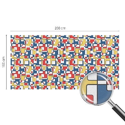 Vinilo ventana privacidad formas geométricas