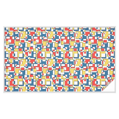 Vinilo ventana privacidad formas geométricas