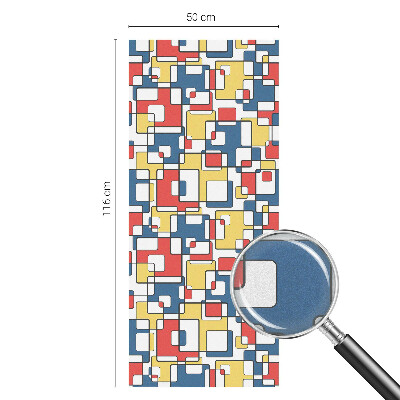 Vinilo ventana privacidad formas geométricas