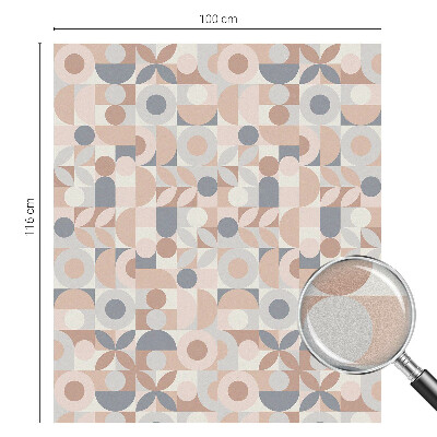 Vinilo para cristales opaco decorativo mosaico abstracto