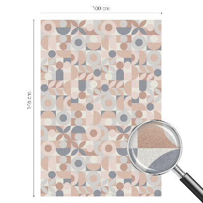 Vinilo para cristales opaco decorativo mosaico abstracto