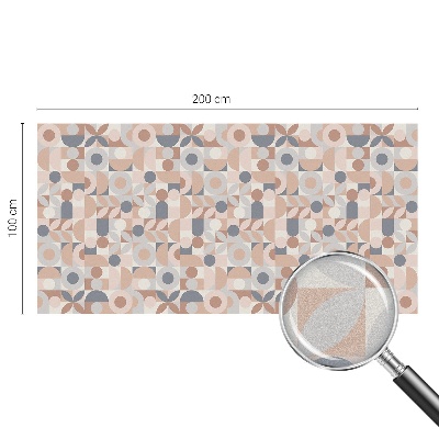 Vinilo para cristales opaco decorativo mosaico abstracto