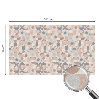 Vinilo para cristales opaco decorativo mosaico abstracto