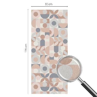 Vinilo para cristales opaco decorativo mosaico abstracto