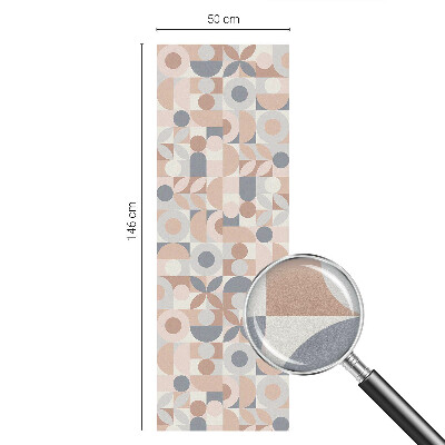 Vinilo para cristales opaco decorativo mosaico abstracto