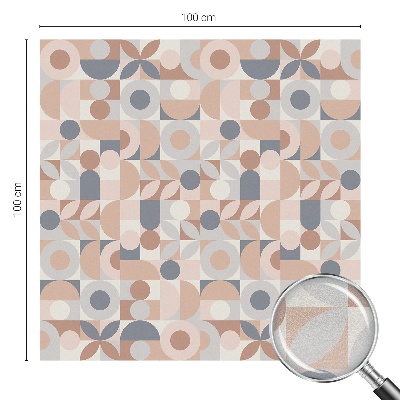 Vinilo para cristales opaco decorativo mosaico abstracto