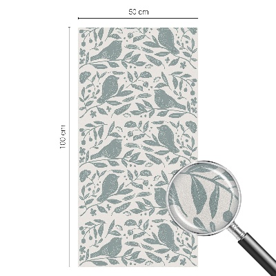 Vinilo para ventanas motivo vitral Motivo de pájaro