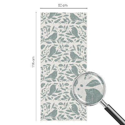 Vinilo para ventanas motivo vitral Motivo de pájaro