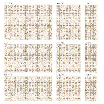 Vinilo para cristales opaco decorativo Amor geométrico