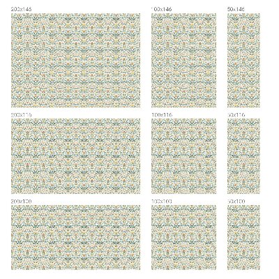 Vinilo decorativo adhesivo para cristales Simetría floral