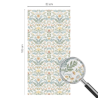 Vinilo decorativo adhesivo para cristales Simetría floral